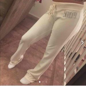 Pink pants off white with sequins no trades