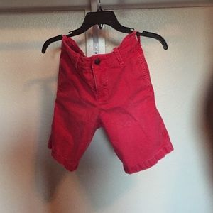 Red Abercrombie khakis