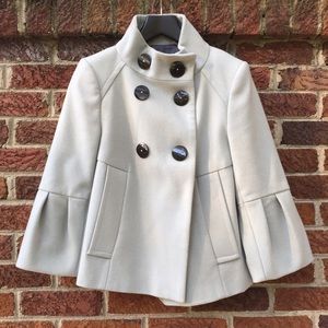 ZARA Basic Wool 3/4 Sleeve Coat