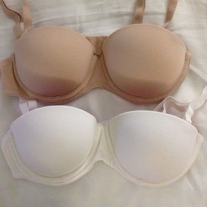 Pink Victoria's Secret Multi Way Push-up Bras