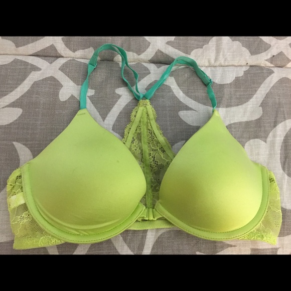 Like new lime green racerback bra