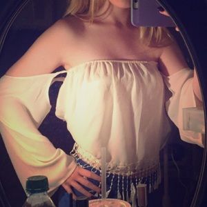Hippie Off The Shoulder Blouse