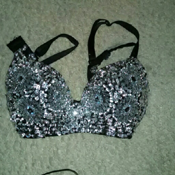 Cute silver top