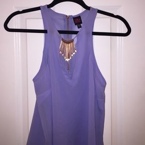 Bebe Fashion Top, necklace embellishment included!