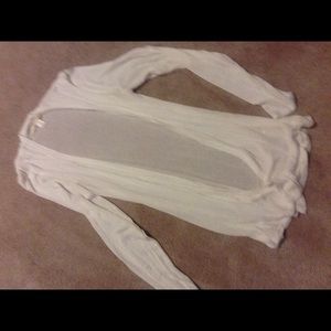 WHITE CARDIGAN