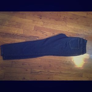 HUE dark jean leggings