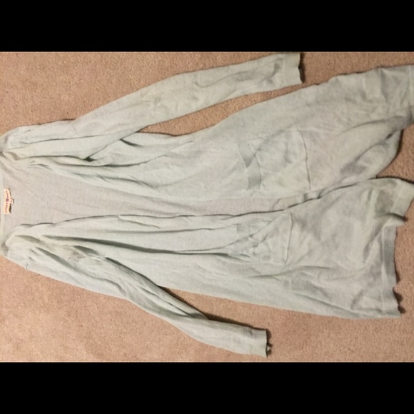 Light blue cardigan