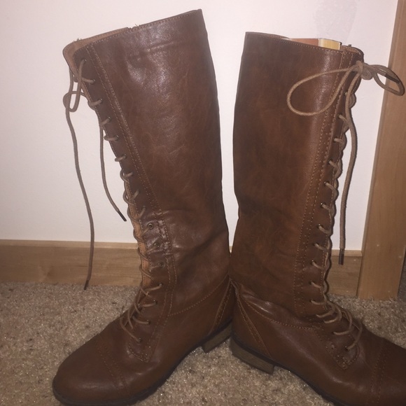 Lace up Combat Boots