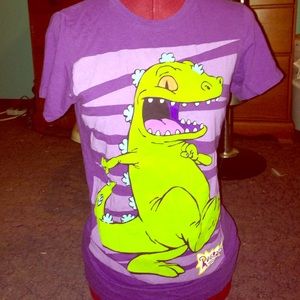 90's nickelodeon rugrats reptar tshirt