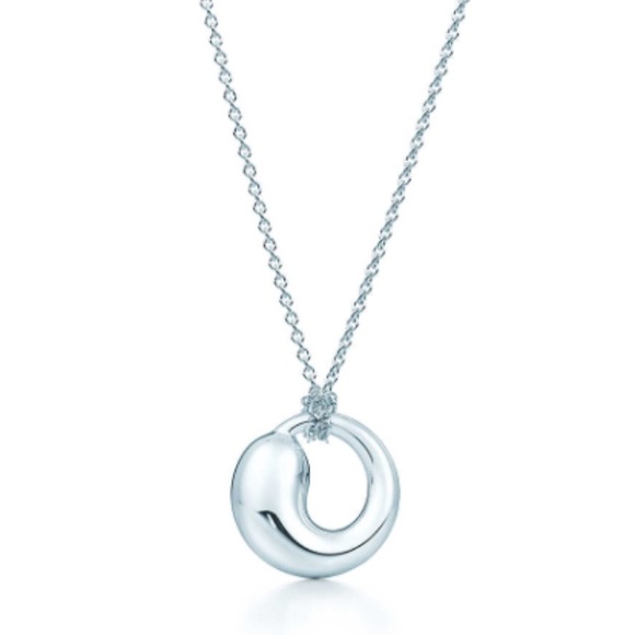 Authentic Tiffany & Co Eternal Circle Pendant