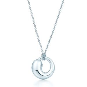 Authentic Tiffany & Co Eternal Circle Pendant