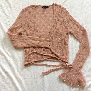 Betsey Johnson sweater cardigan.