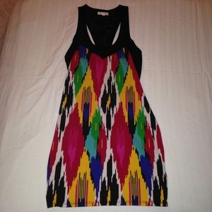 Silence & Noise Mesh-Top Bodycon Dress