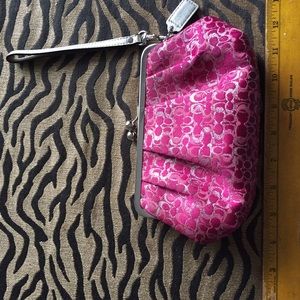 Authentic Coach Wristlet