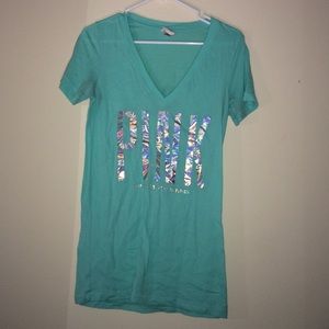 Victoria Secret Teal Shirt