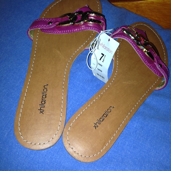 Purple with a silver design flats,