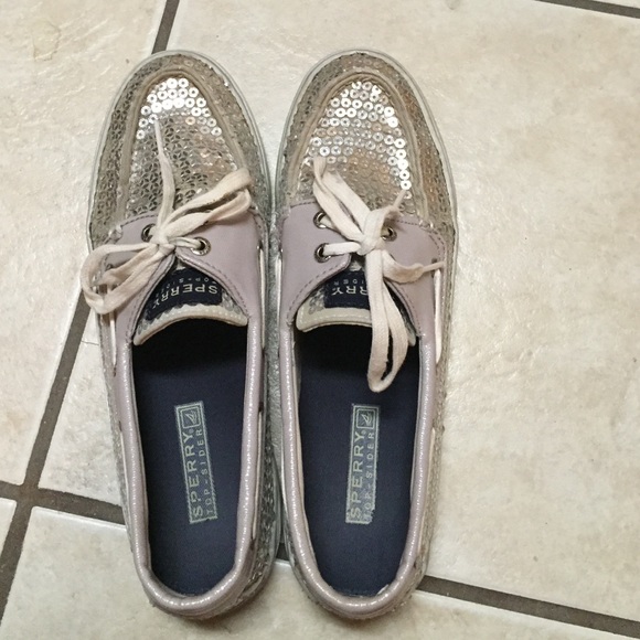 Sparkly Sequin Sperrys