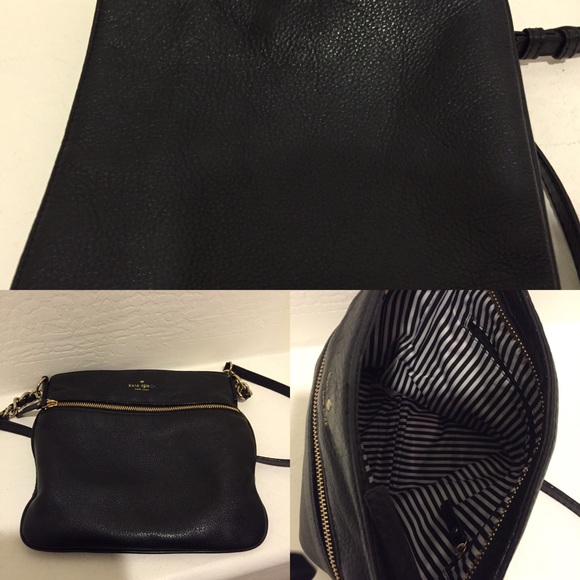 Kate Spade Ellen Crossbody Bag Black Leather - Picture 3 of 4