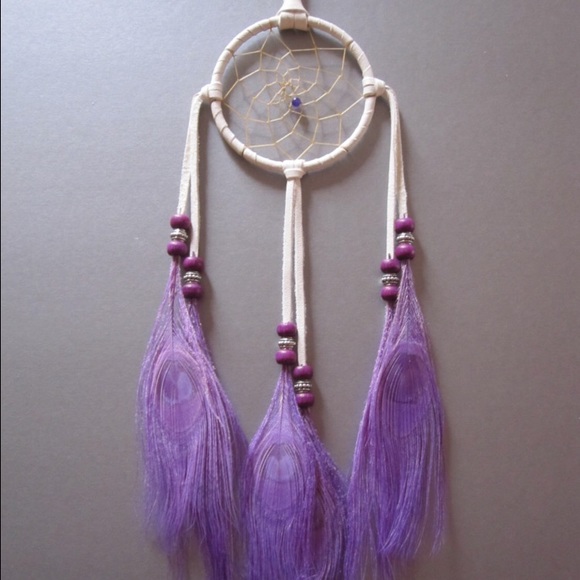 White/purple dream catcher