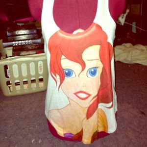 The little mermaid ariel racerback tank top