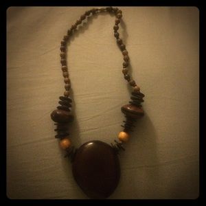 Wood necklace