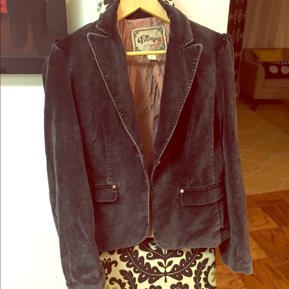 Suede Blazer Jacket Size S