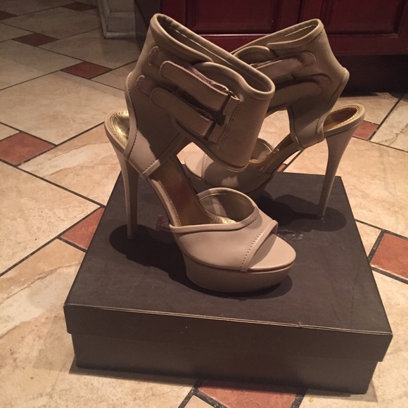 Taupe strap sandals