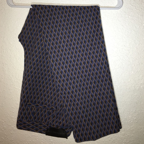 Multi-colored dress pants.