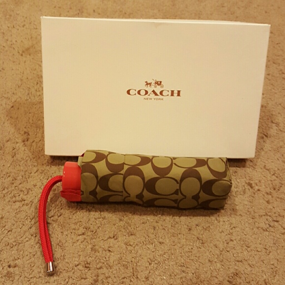 Coach umbrella, new in original  box
