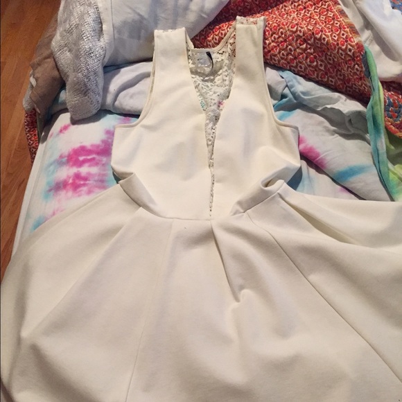 White Homecoming dress