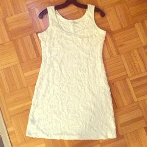 Calvin Klein Lacy White Dress