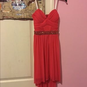 Coral dress