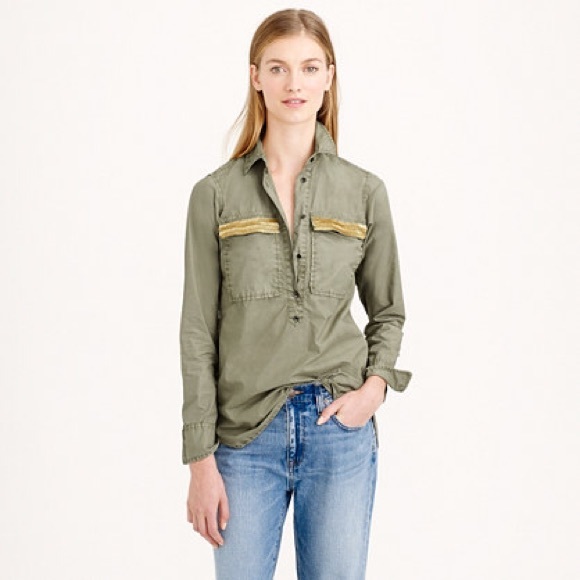 ❗️FINAL❗️J Crew Chevron Shirt