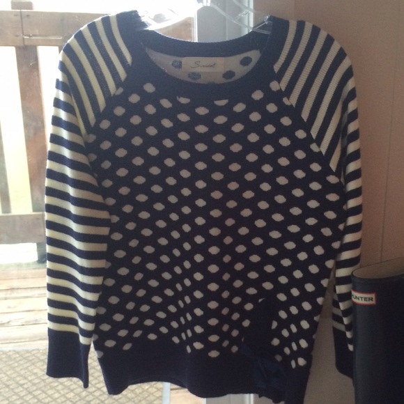 Striped and Polka Dot Sweater - Picture 4 of 4