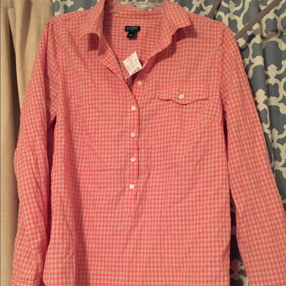 Jcrew plaid top