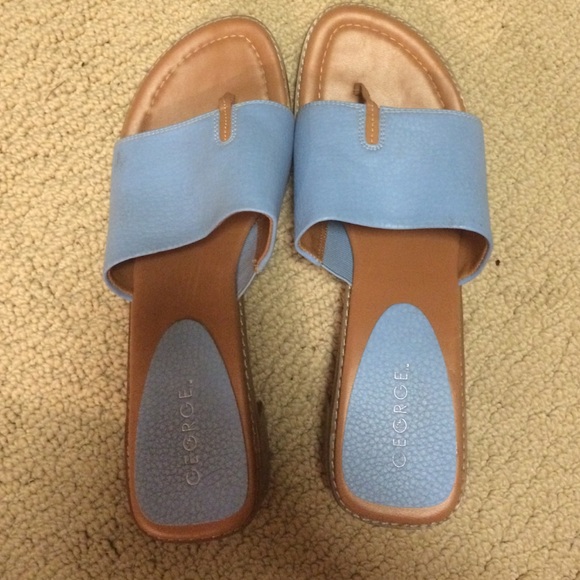 Sandals baby blue