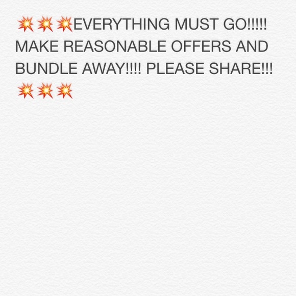 EVERYTHING MUST GO!!!!
