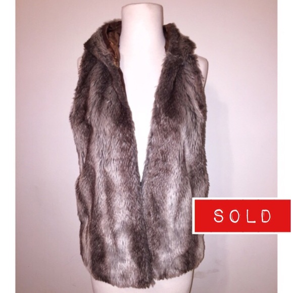 Foreign Exchange Faux Fur Vest