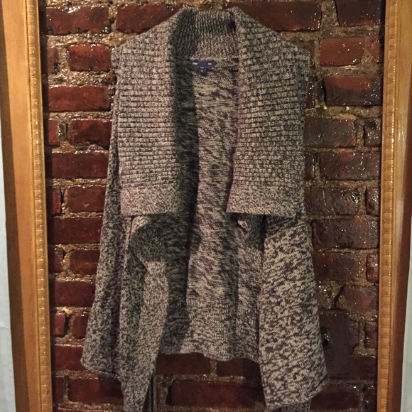 Brown sweater vest