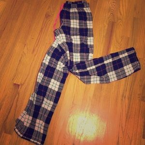 Plaid Pajamas. Never worn! I promise