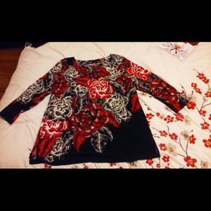 Beautiful floral women's blouse