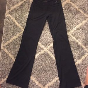 Black adidas workout/yoga pants