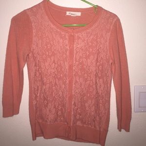 Peach F21 Sweater