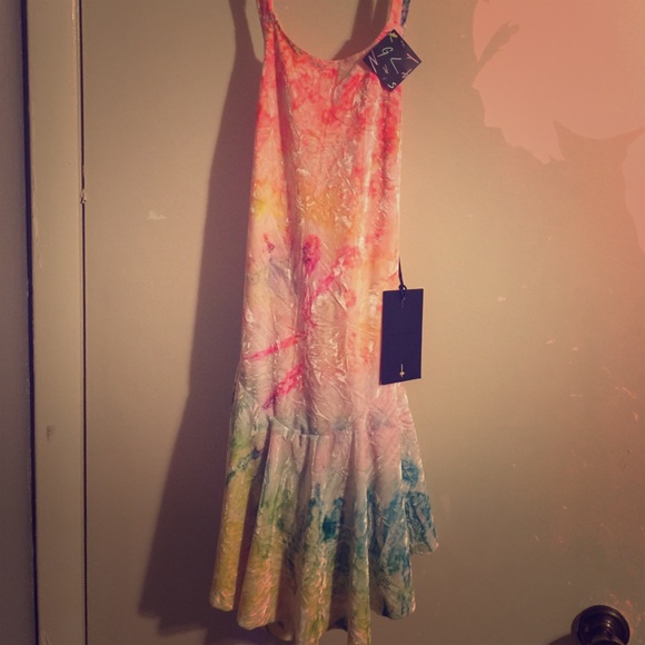 Unif velvet skater dress