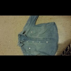 Denim Button-Down Shirt