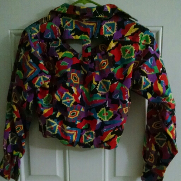Geometric rainbow jacket - Picture 2 of 2