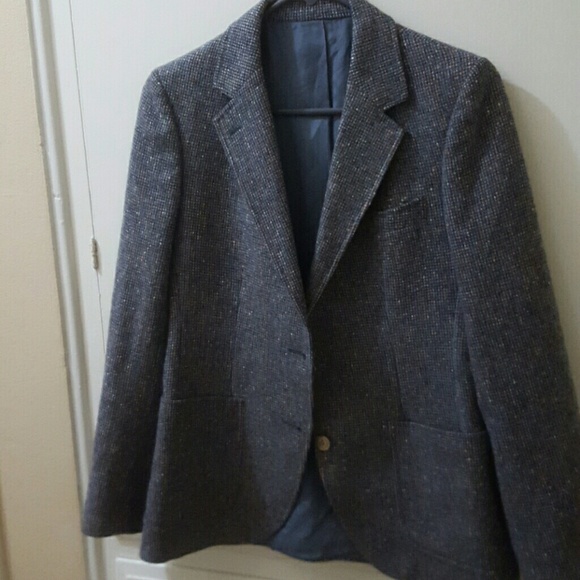 Multi colored wool blazer