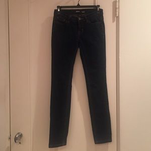 BDG dark wash flattering cigarette jeans