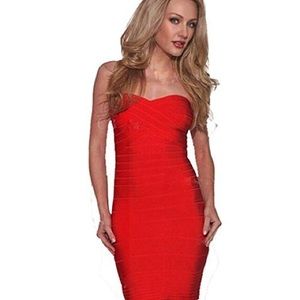SALE 💎Meilun Bandage Dress Red