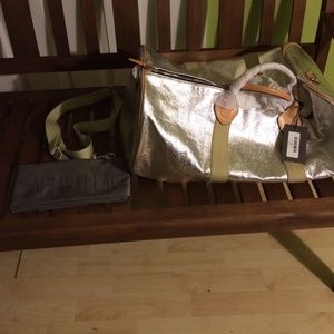 MZ Wallace Duffle Bag 
22" l x 13" w x 12" h, 4"